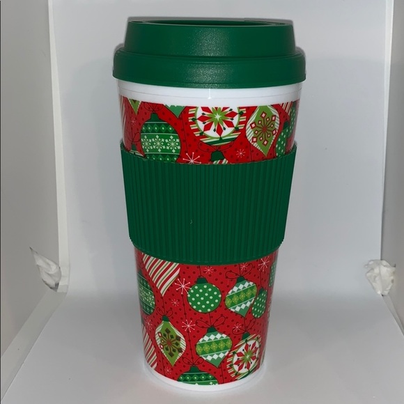 Holiday Reusable Cup w/ Rubber Grip NWT - Picture 1 of 4